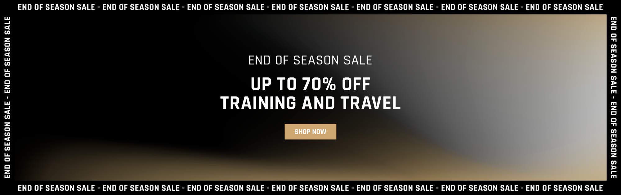 End of Season Sale - Up to 70% off Training and Travel