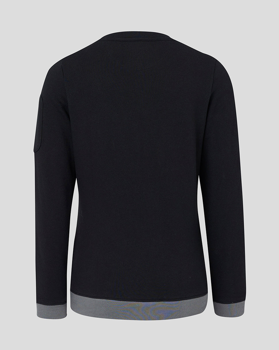 Junior 23/24 Tech Sweatshirt - Black/Blue