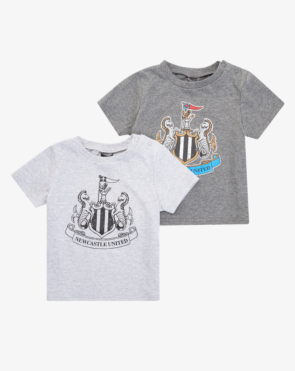 Baby 2 Pack T-Shirts - Grey