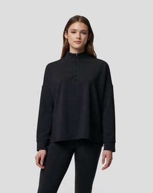 Womens black cropped sweater