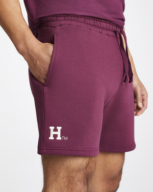 Burgundy Castore x Harvard Shorts