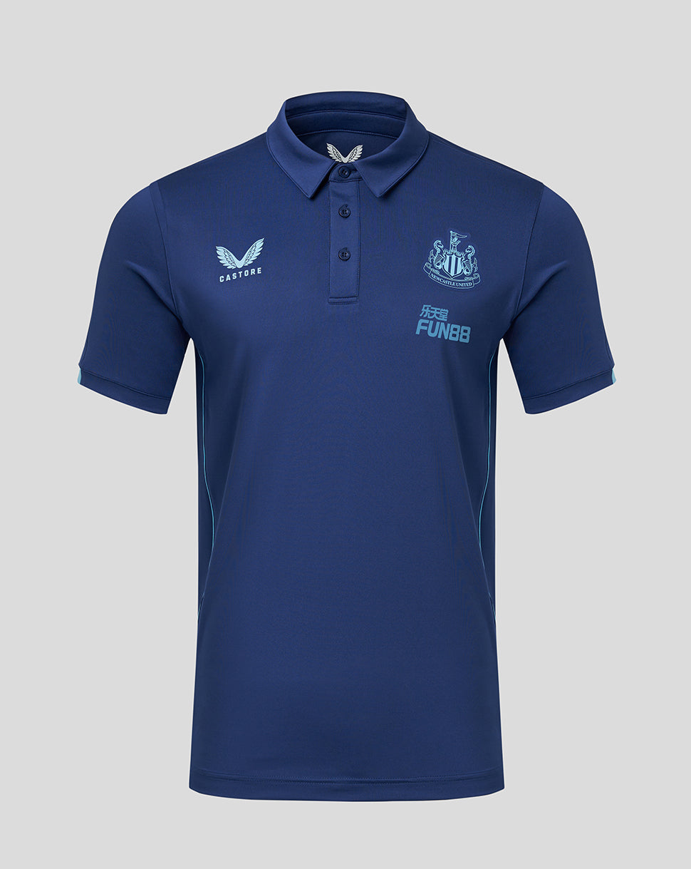 Men&#39;s Players Travel Short Sleeve Polo - Blue Depths/Norse Blue