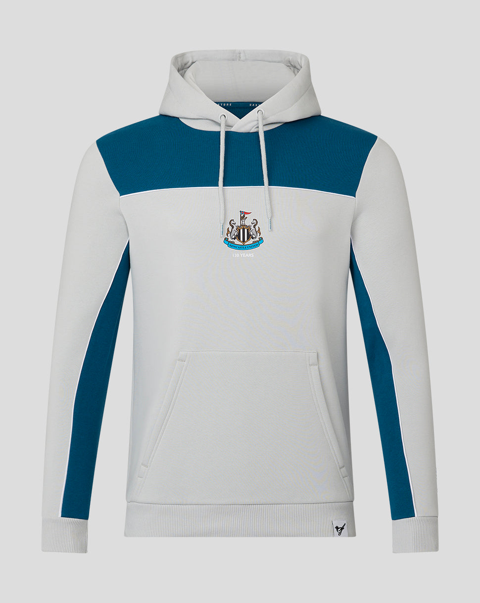White and blue Newcastle anniversary hoodie