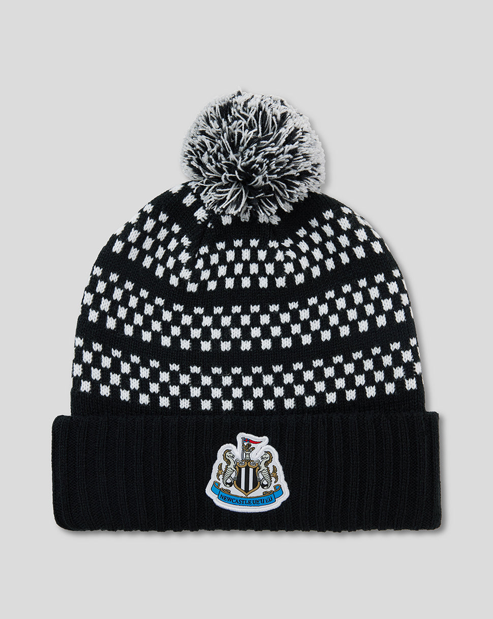 NEWCASTLE KNITTED BOBBLE HAT